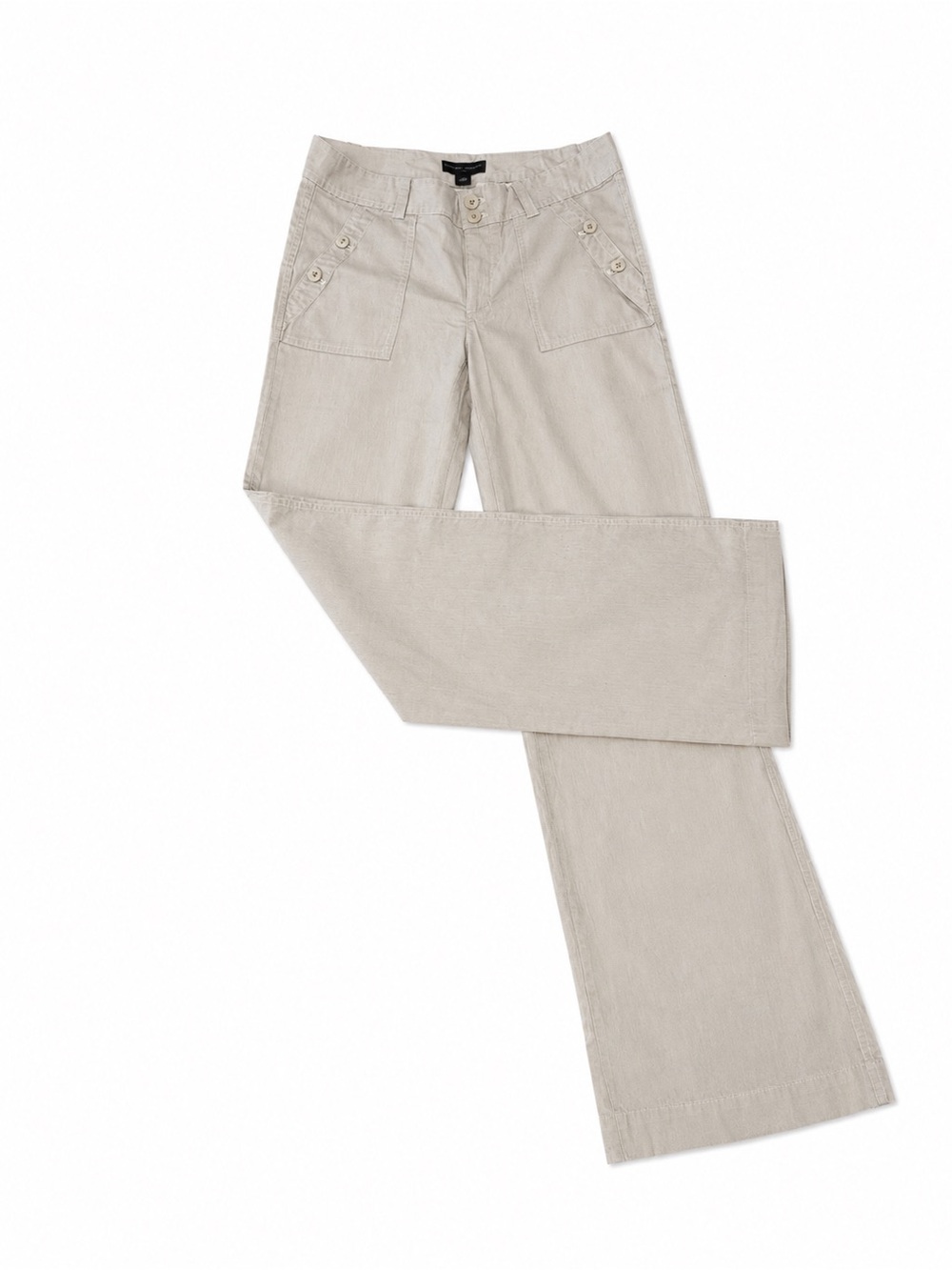 Banana Republic Pinstripe Wide Leg Sailor Pants Size 6